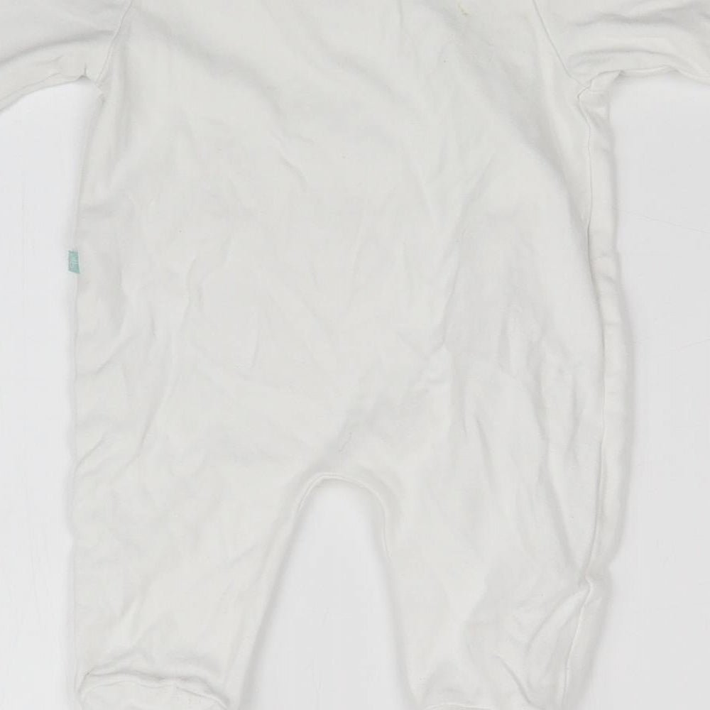 BABYBLOOMS Baby White Babygrow One-Piece Size 0-3 Months
