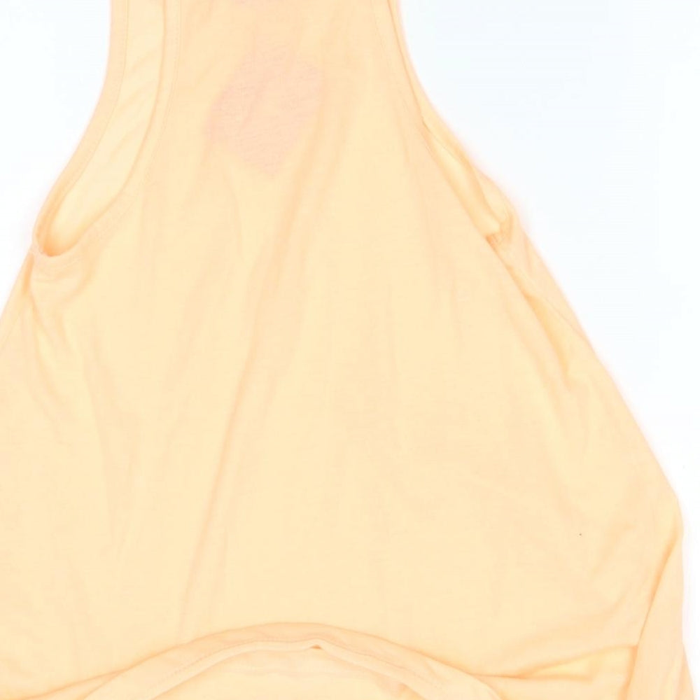 Atmosphere Womens Orange Basic Tank Size 6