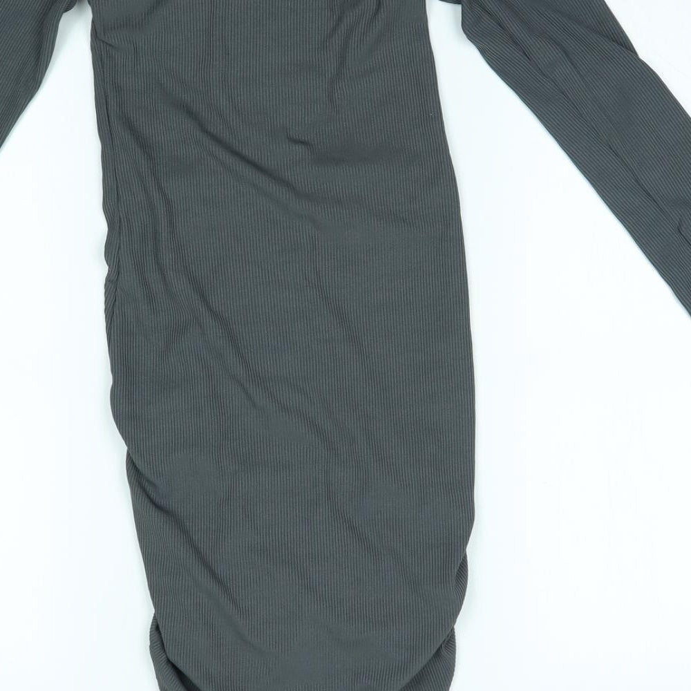 PRETTYLITTLETHING Womens Grey Bodycon Size 6