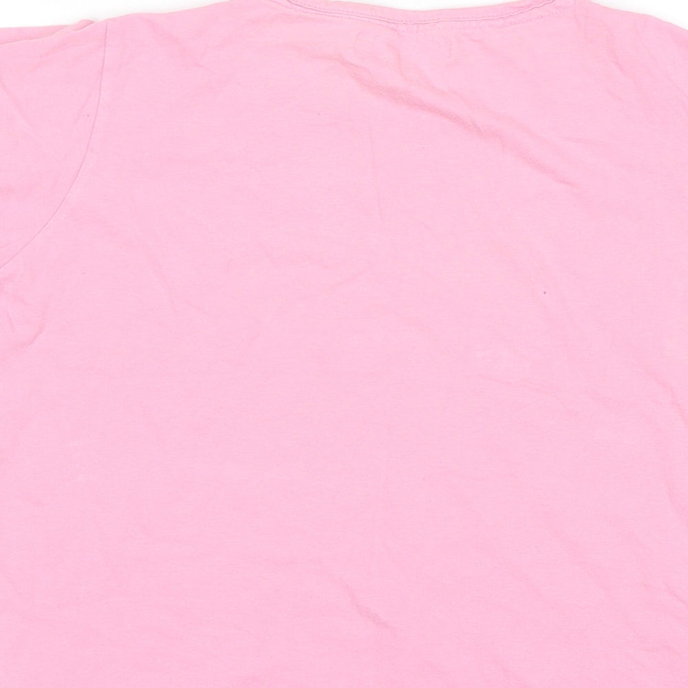 M&Co Girls Pink Top Pyjama Top Size 9-10 Years
