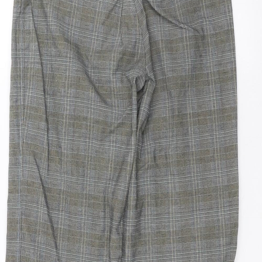 Capture Womens Grey Trousers Size 12 L28 in