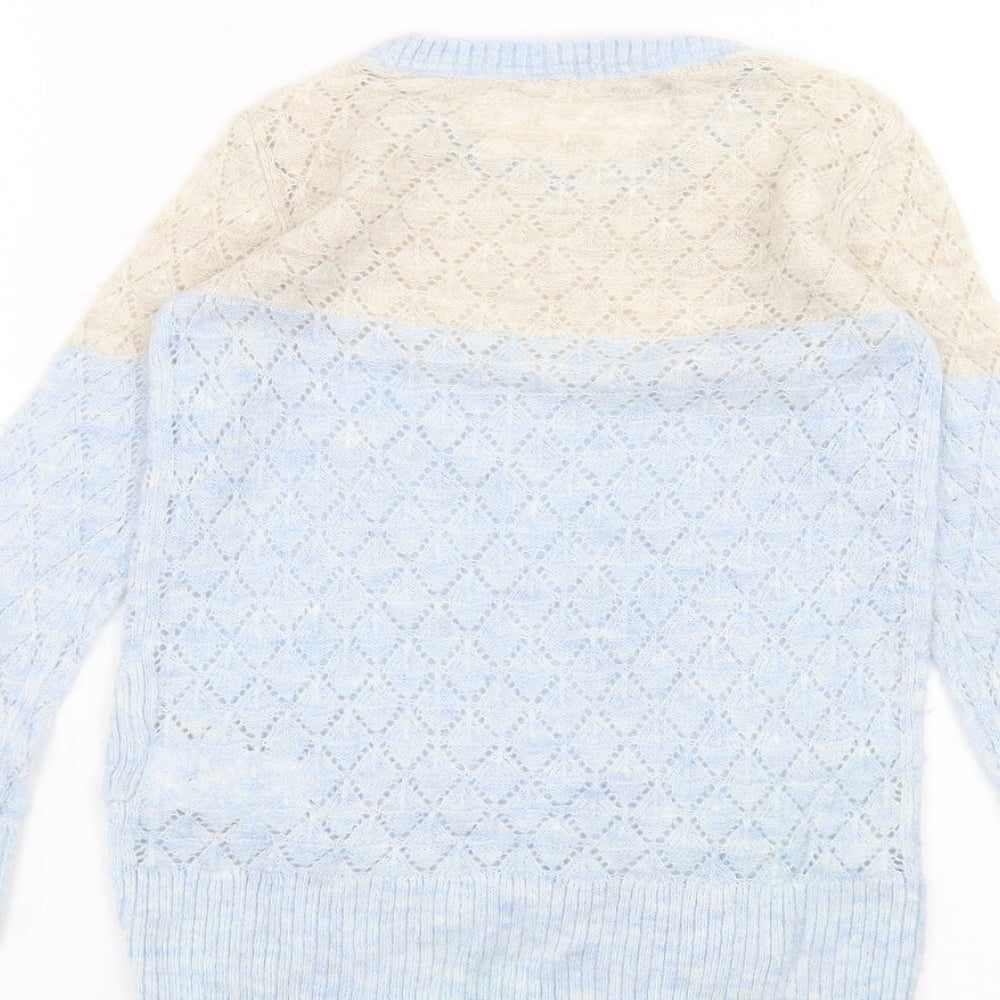 Gap Girls Blue Rayon Pullover Jumper Size XS