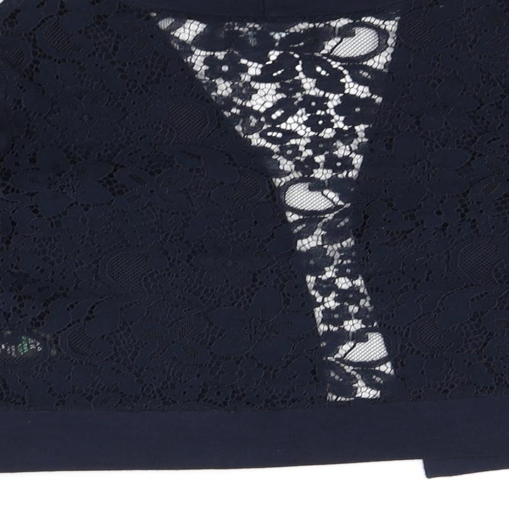 Papaya Womens Blue Cardigan Jumper Size 8