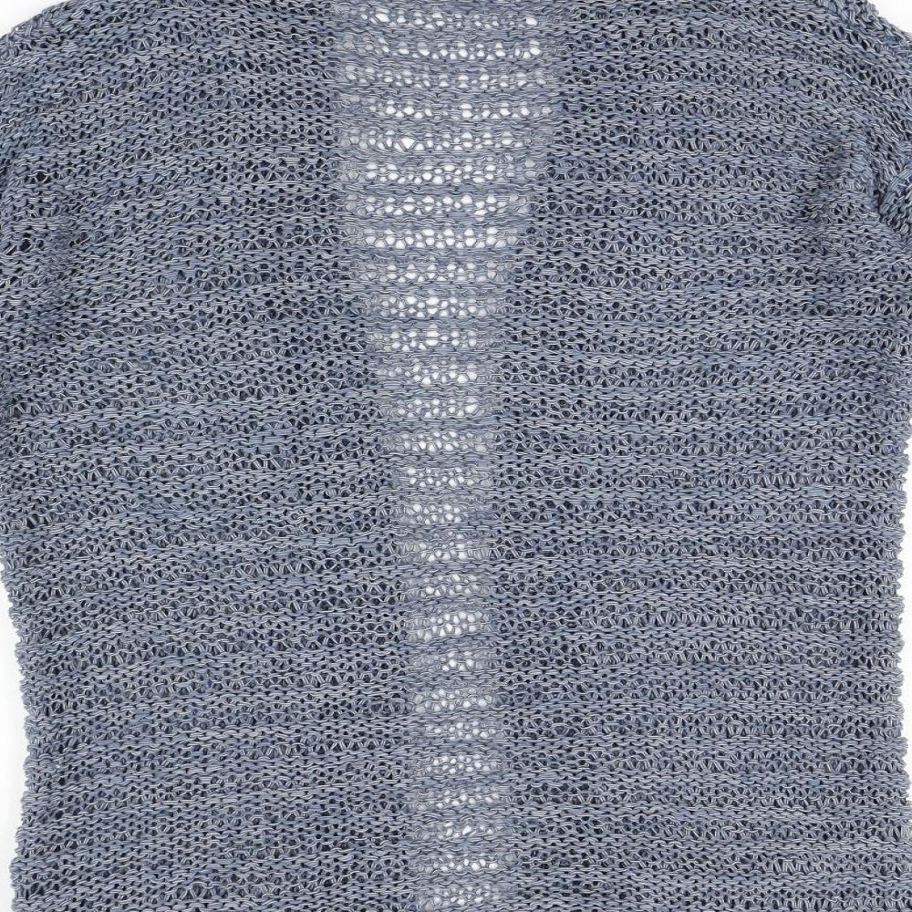 New Look Womens Blue Cardigan Jumper Size M