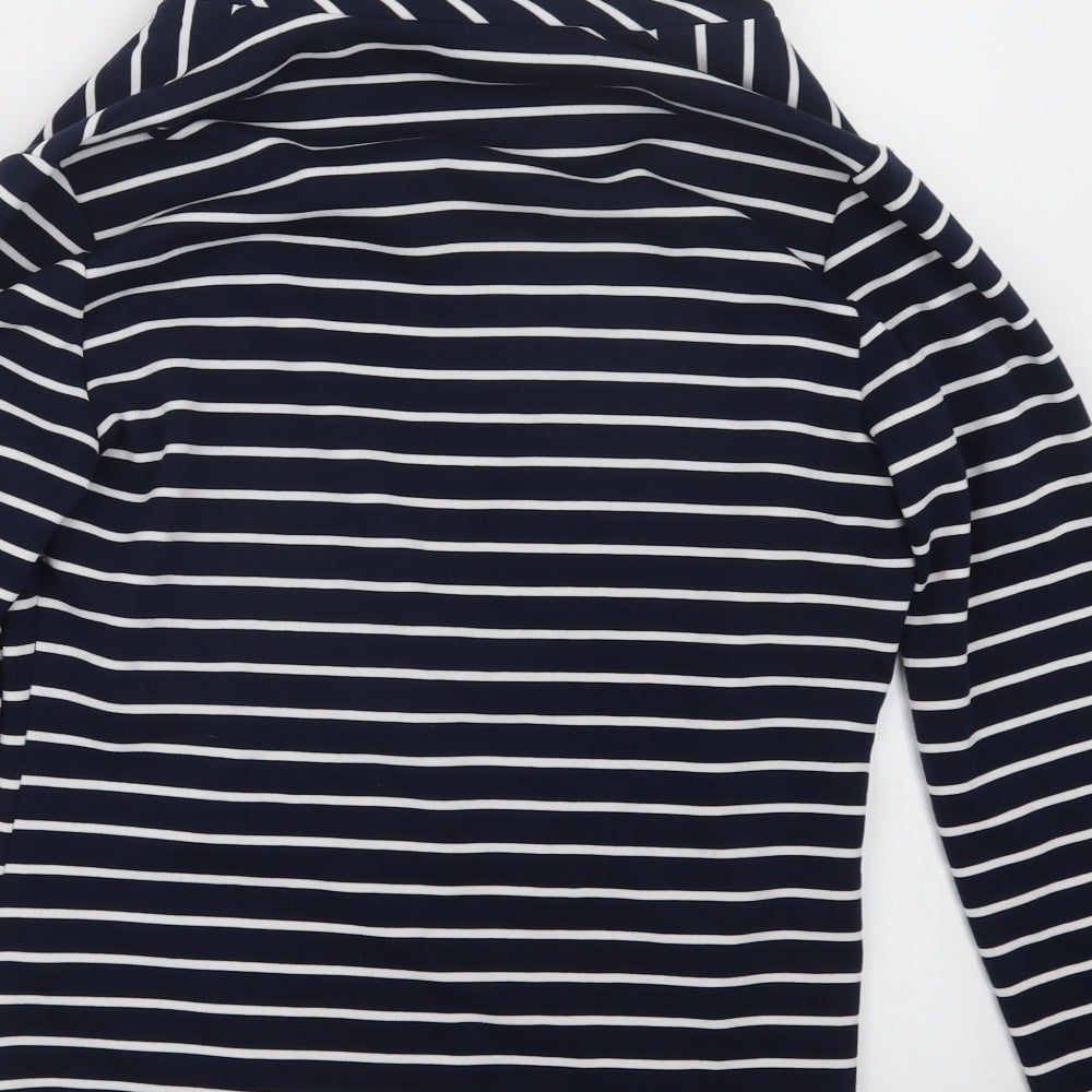 George Womens Blue Striped Jacket Size 10
