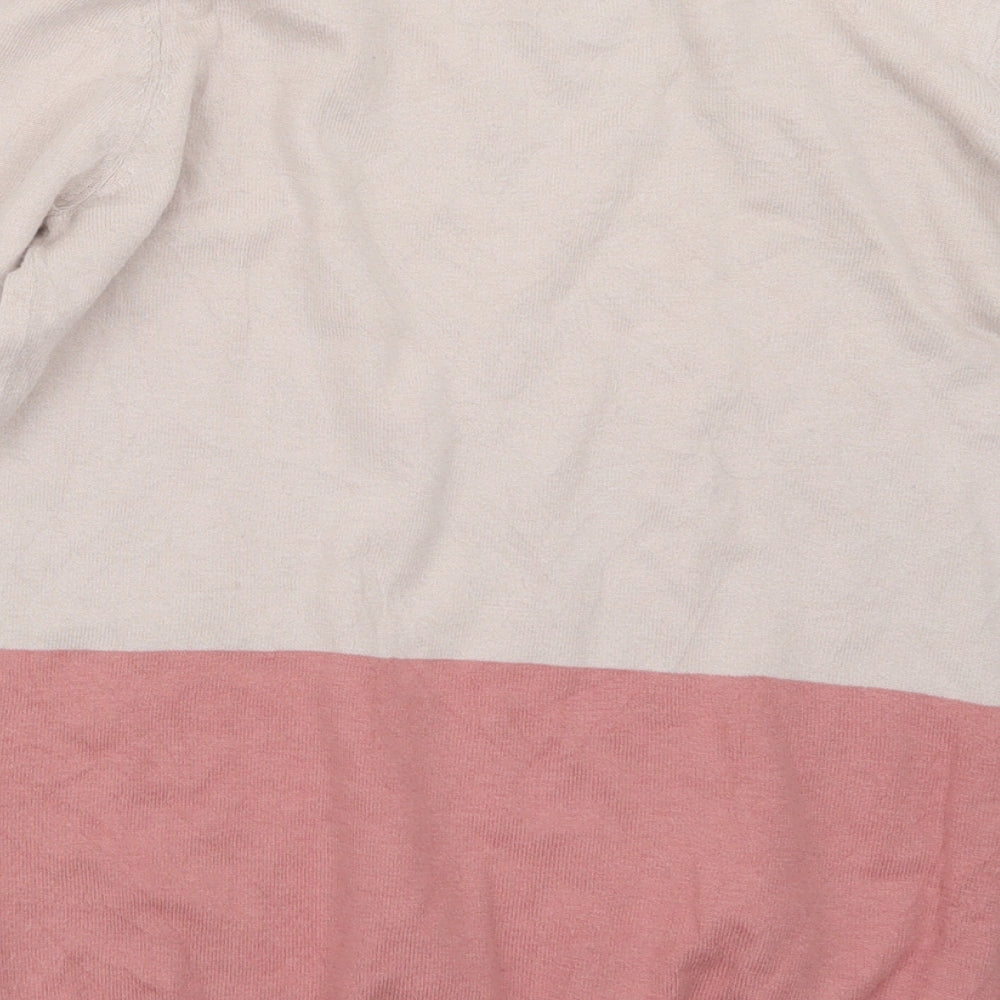 Next Womens Pink Pullover Jumper Size 8