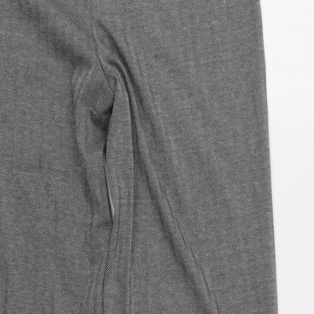 Marks and Spencer Womens Black Trousers Size 16 L29.5 in