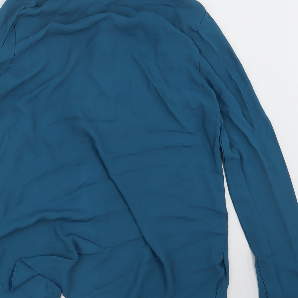 Primark Womens Blue Basic Button-Up Size 4