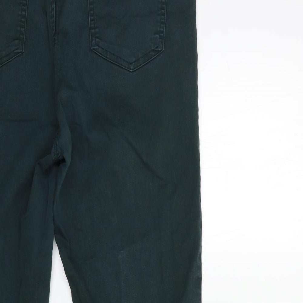 Marks & Spencer Womens Green Denim Jegging Jeans Size 32 in L28 in