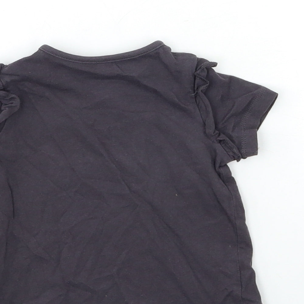 F&F Baby Grey Basic T-Shirt Size 3-6 Months