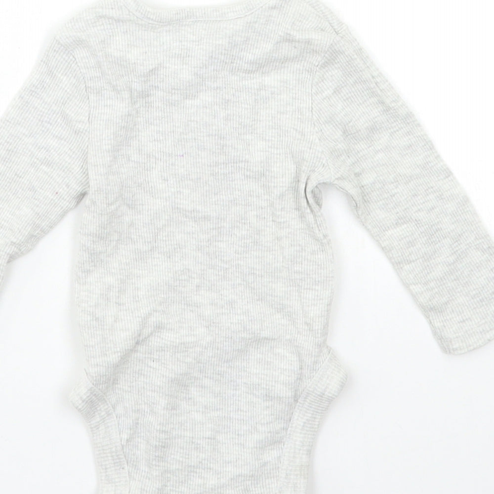 George Baby Grey Babygrow One-Piece Size 3-6 Months