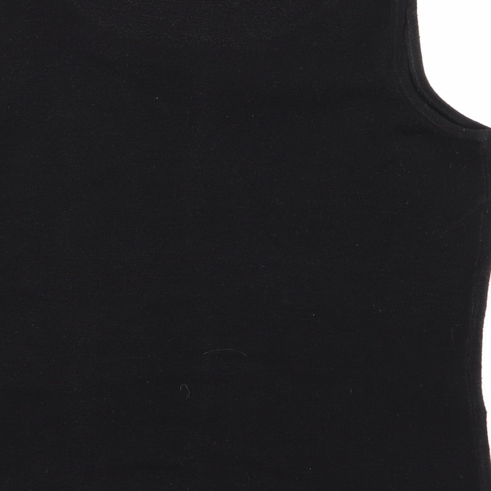 Dorothy Perkins Womens Black Basic Tank Size 14