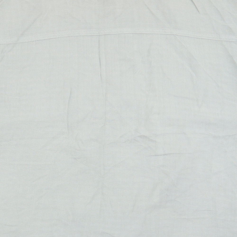 New Look Womens Green Basic Button-Up Size 8