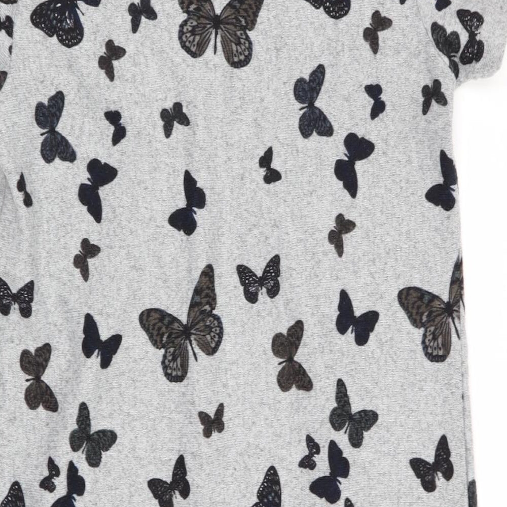 blue vanilla Womens Grey Fit & Flare Size S