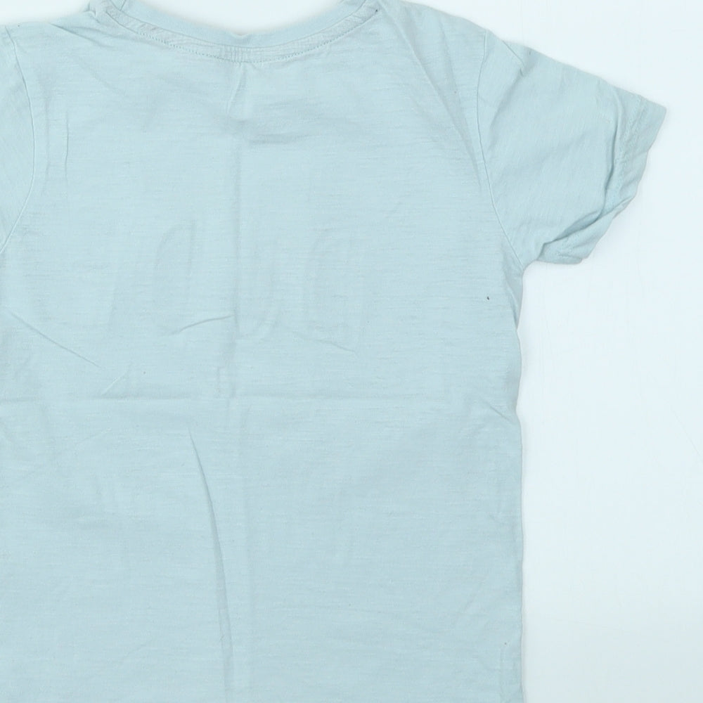 George Boys Blue Basic T-Shirt Size 4-5 Years