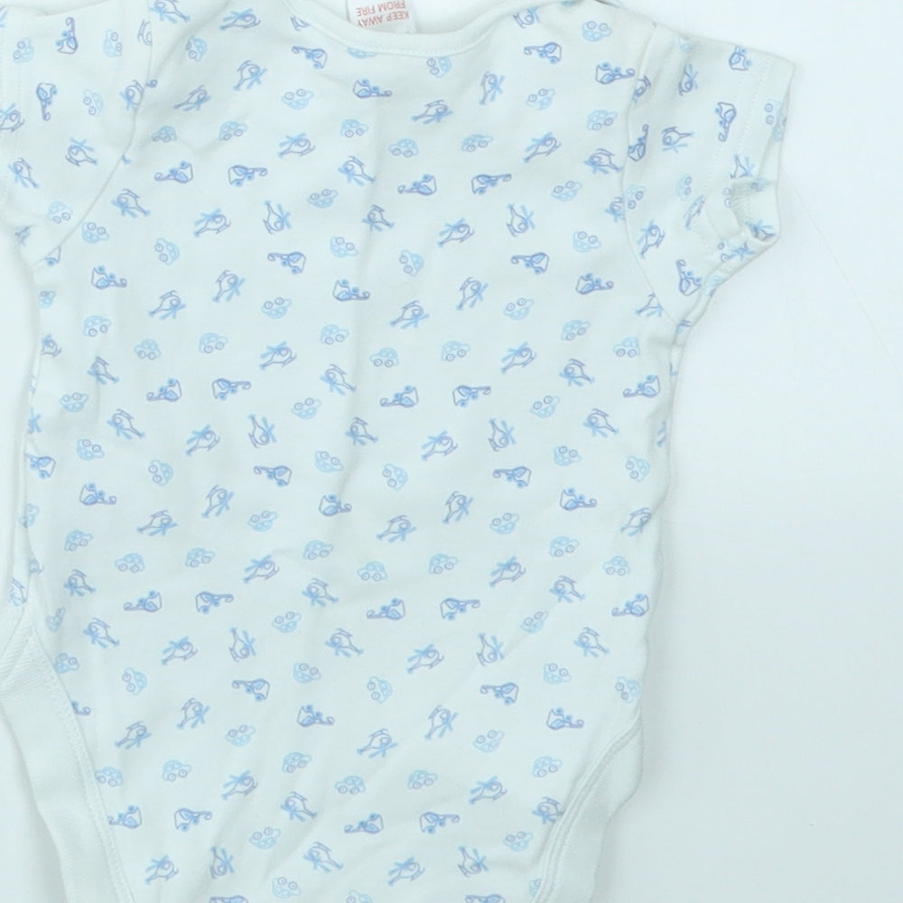 Next Baby Multicoloured Geometric Babygrow One-Piece Size 0-3 Months