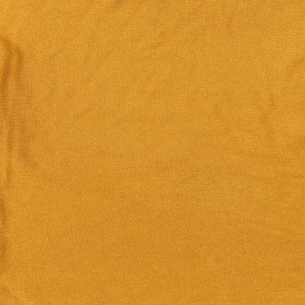 Isabella D Womens Yellow Pullover Jumper Size M