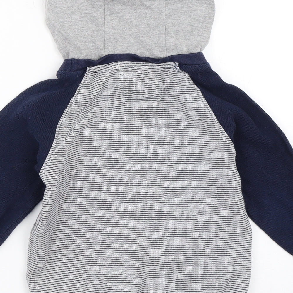 Debenhams Boys Blue Pullover Hoodie Size 4-5 Years