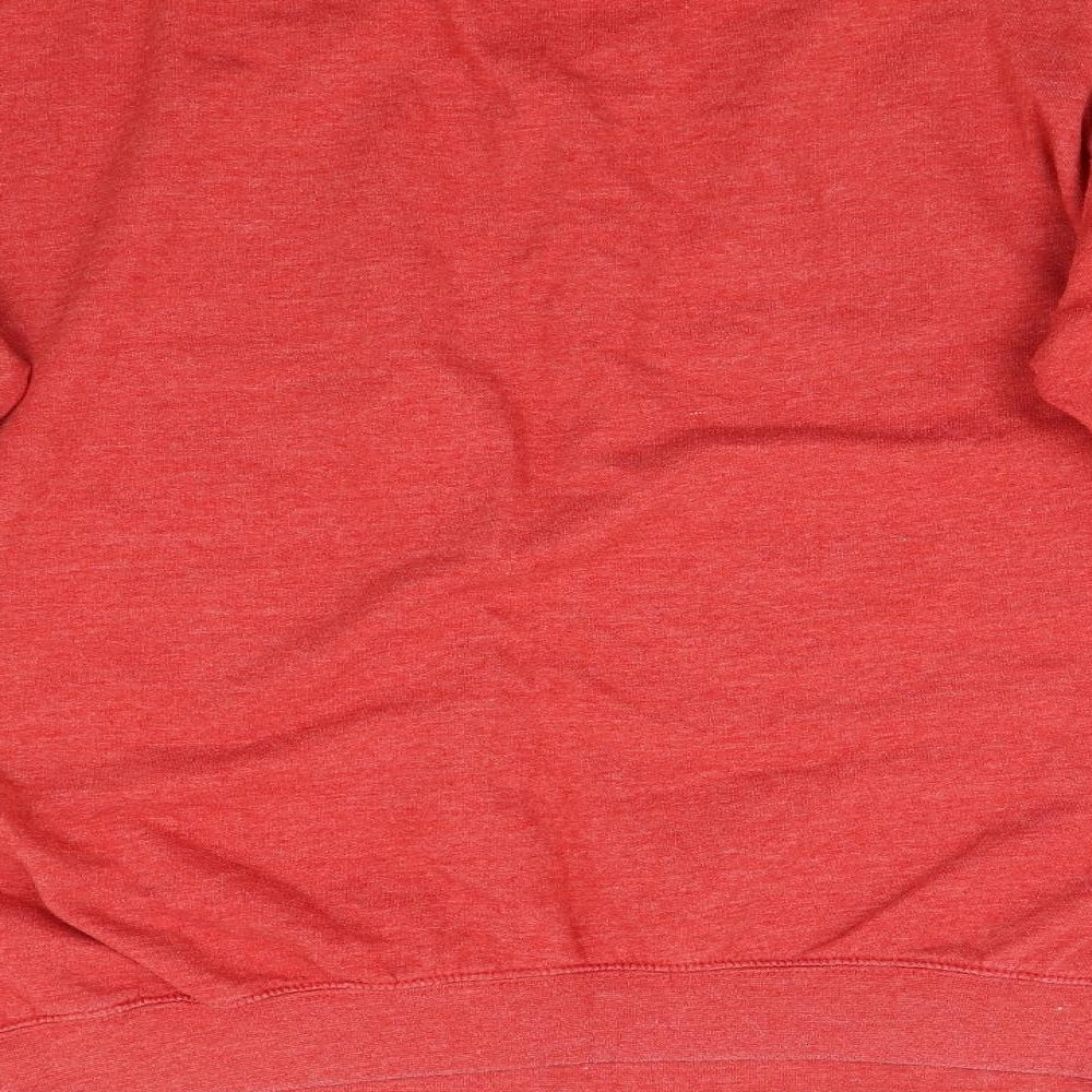 AWD Womens Red Pullover Sweatshirt Size L