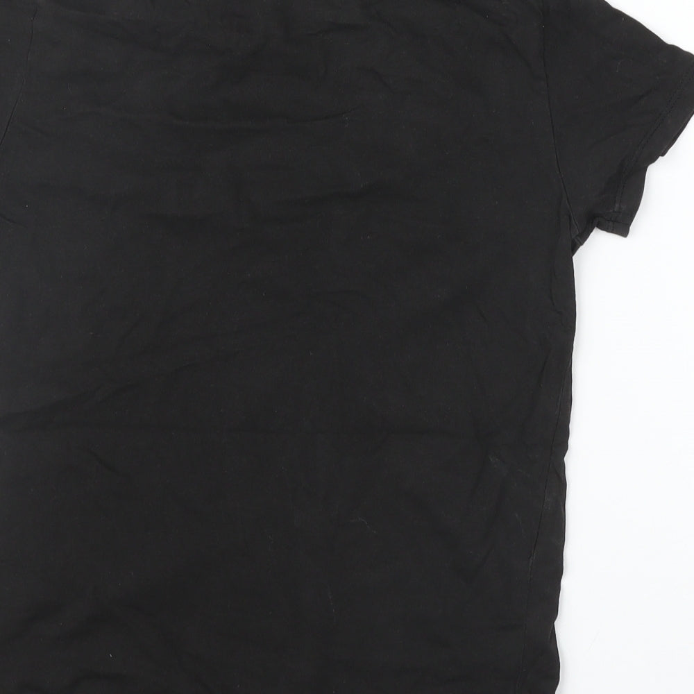 Primark Boys Black Basic T-Shirt Size 10 Years