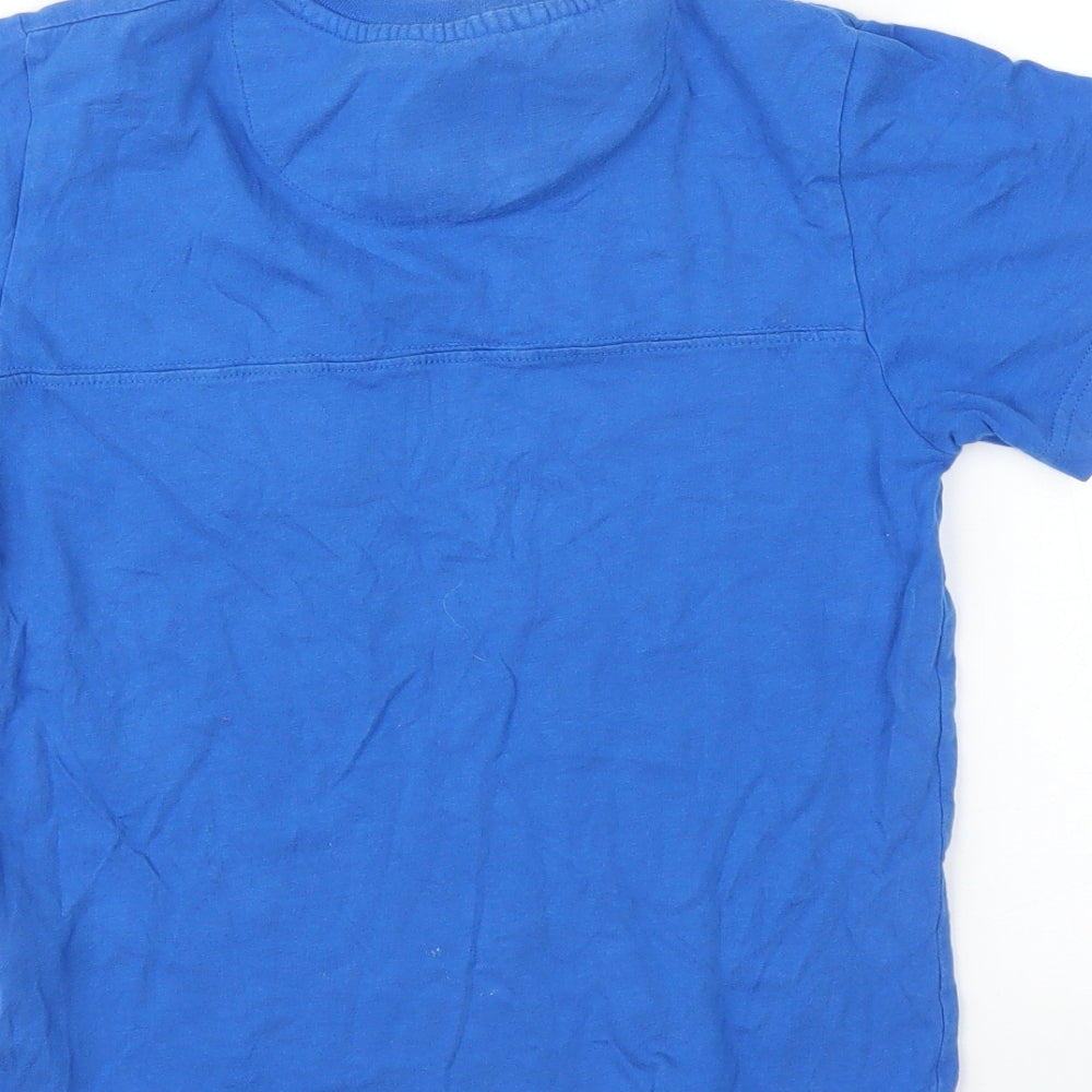 Bellfield Boys Blue Basic T-Shirt Size 7 Years