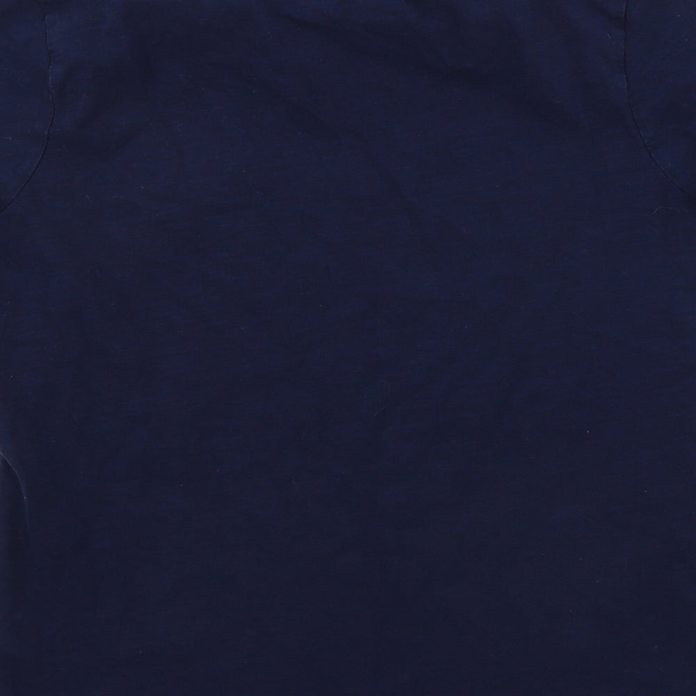 Marks & Spencer Boys Blue Basic T-Shirt Size 10-11 Years