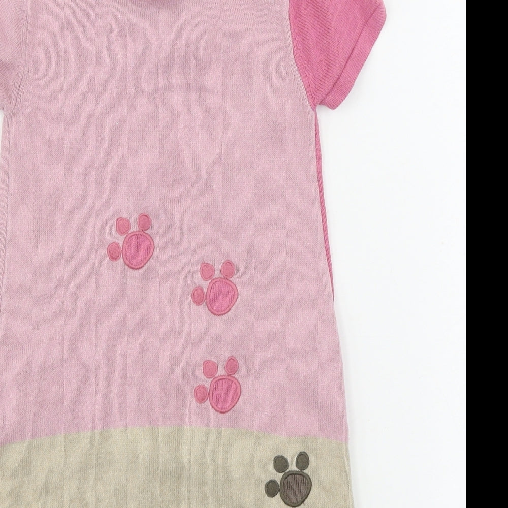 Strawberry Faire Girls Pink A-Line Size 2 Years