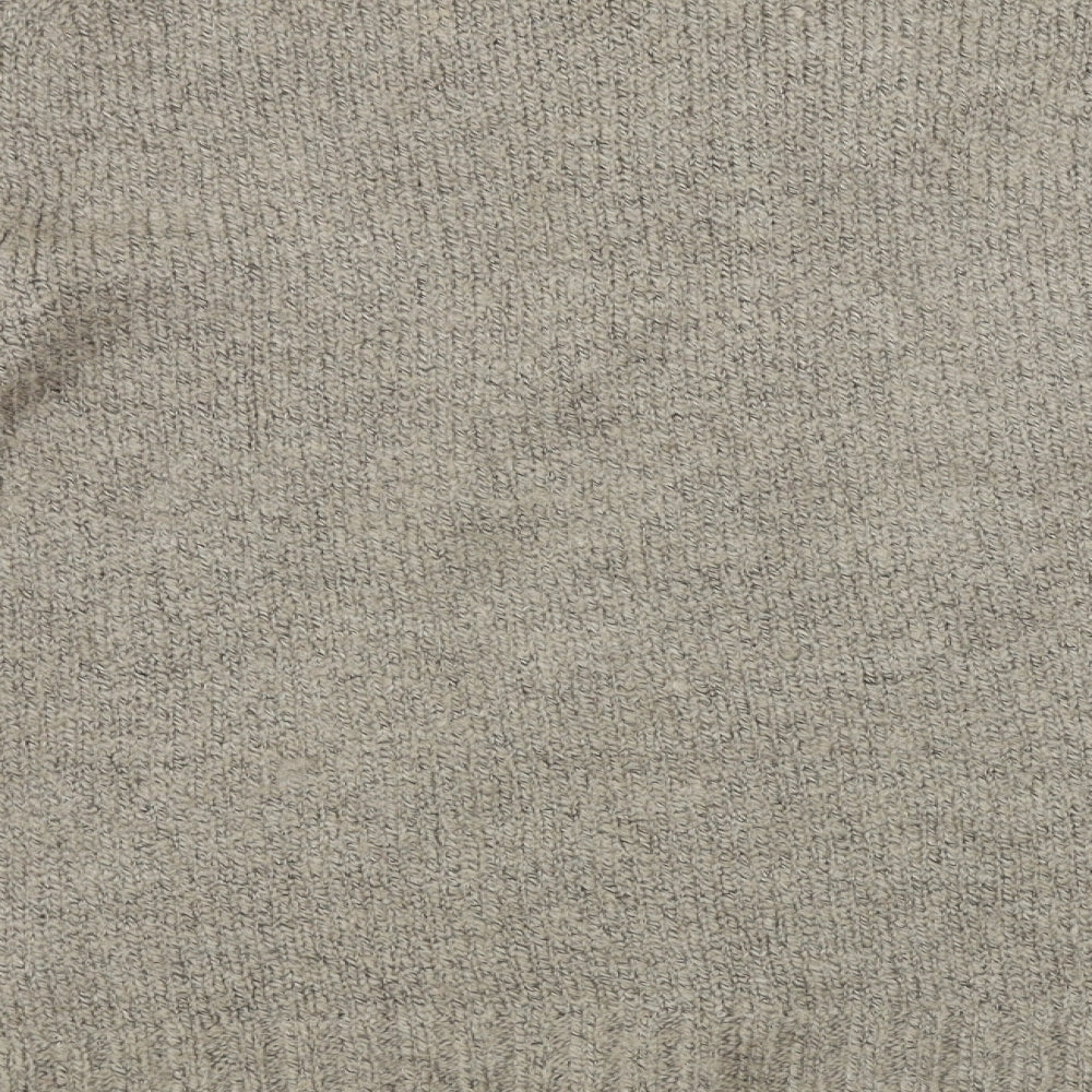 Cedarwood State Mens Beige Henley Jumper Size L