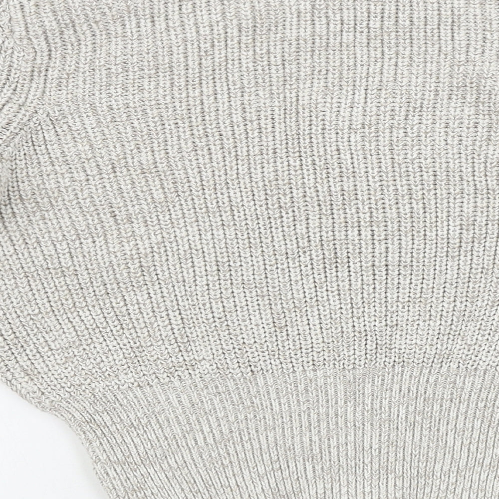 H&M Womens Beige Pullover Jumper Size XS