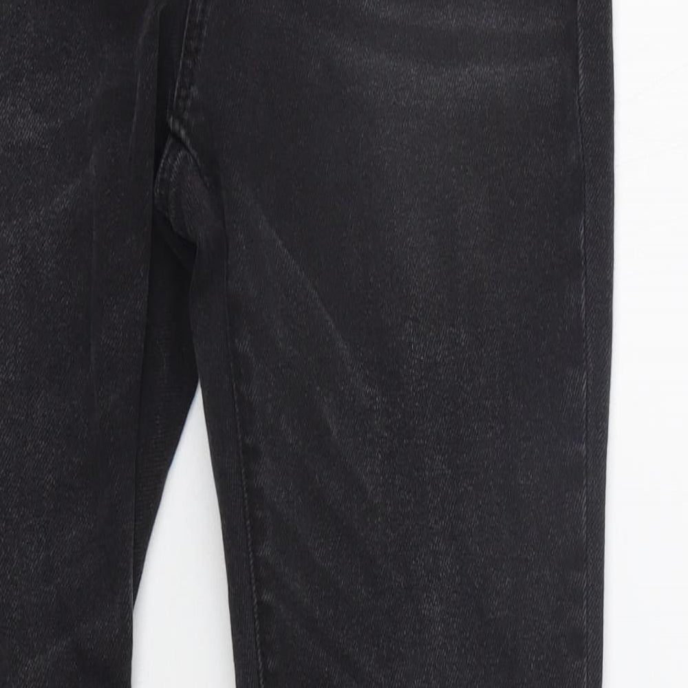 STR Womens Black Straight Jeans Size 6 L24 in