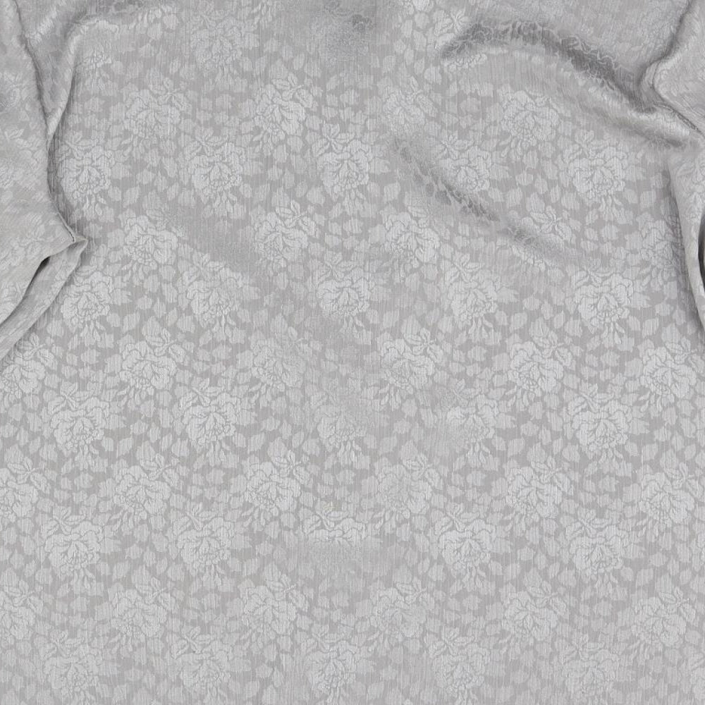 Bonmarché Womens Grey Basic Button-Up Size 16
