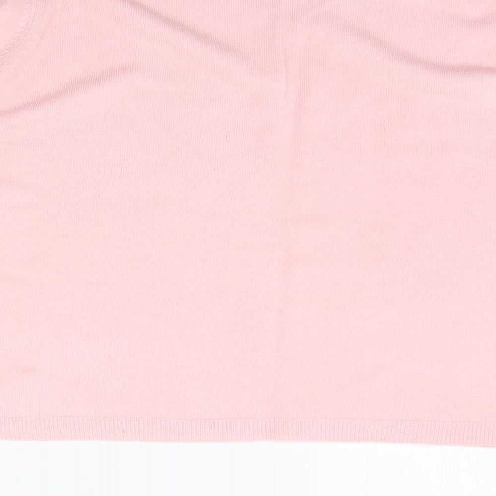 Debbie Morgan Womens Pink Pullover Jumper Size XL