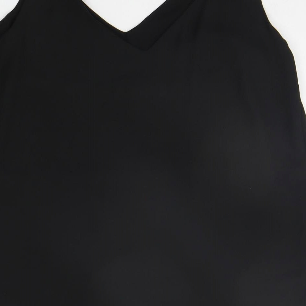 Matalan Womens Black Basic Tank Size 10