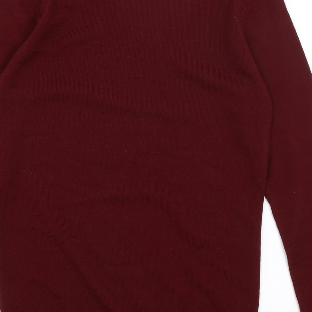 Cedarwood State Mens Red Pullover Jumper Size S