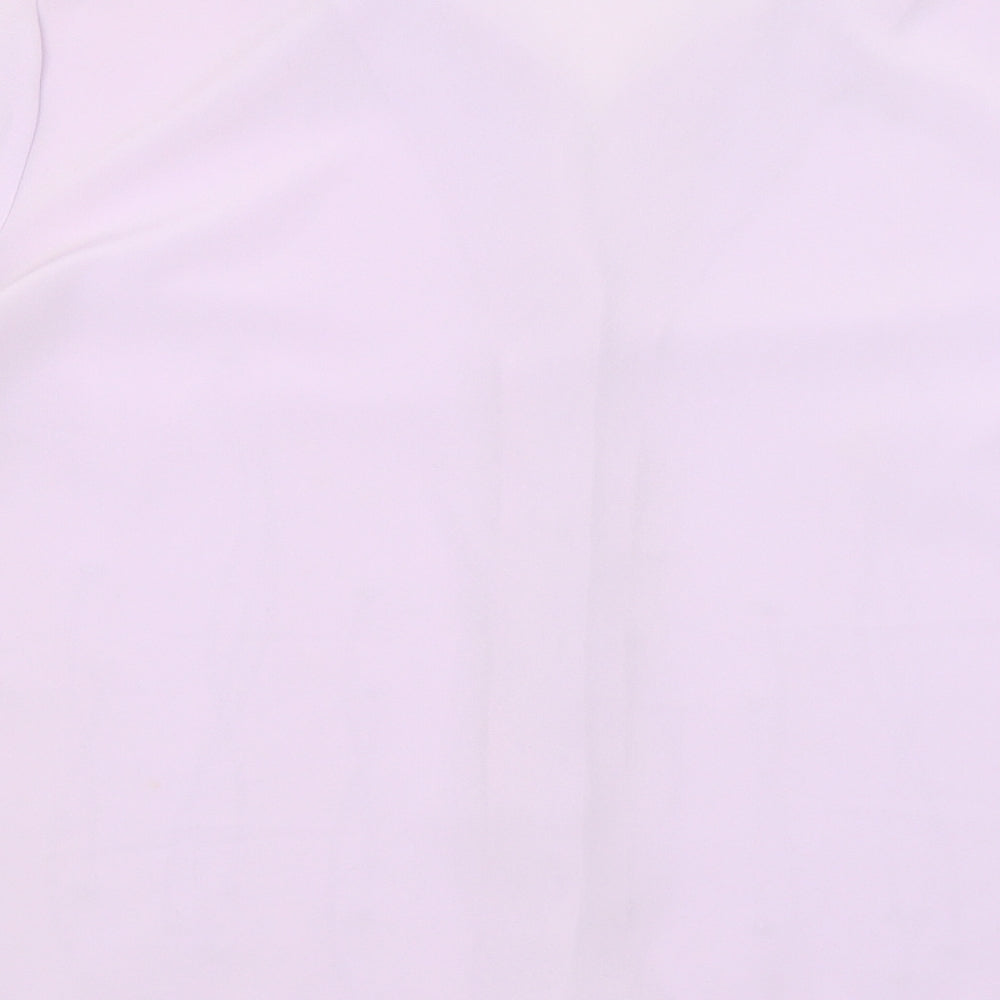 Isabelle Womens Purple Basic Button-Up Size 16