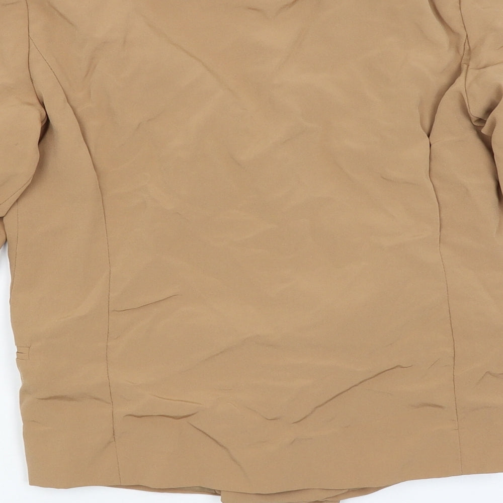 New Look Womens Brown Jacket Blazer Size 8