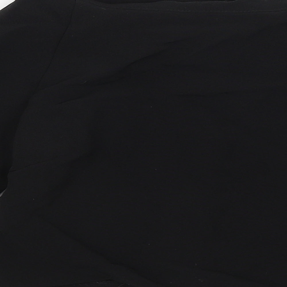 Heroines Womens Black Jacket Blazer Size 8
