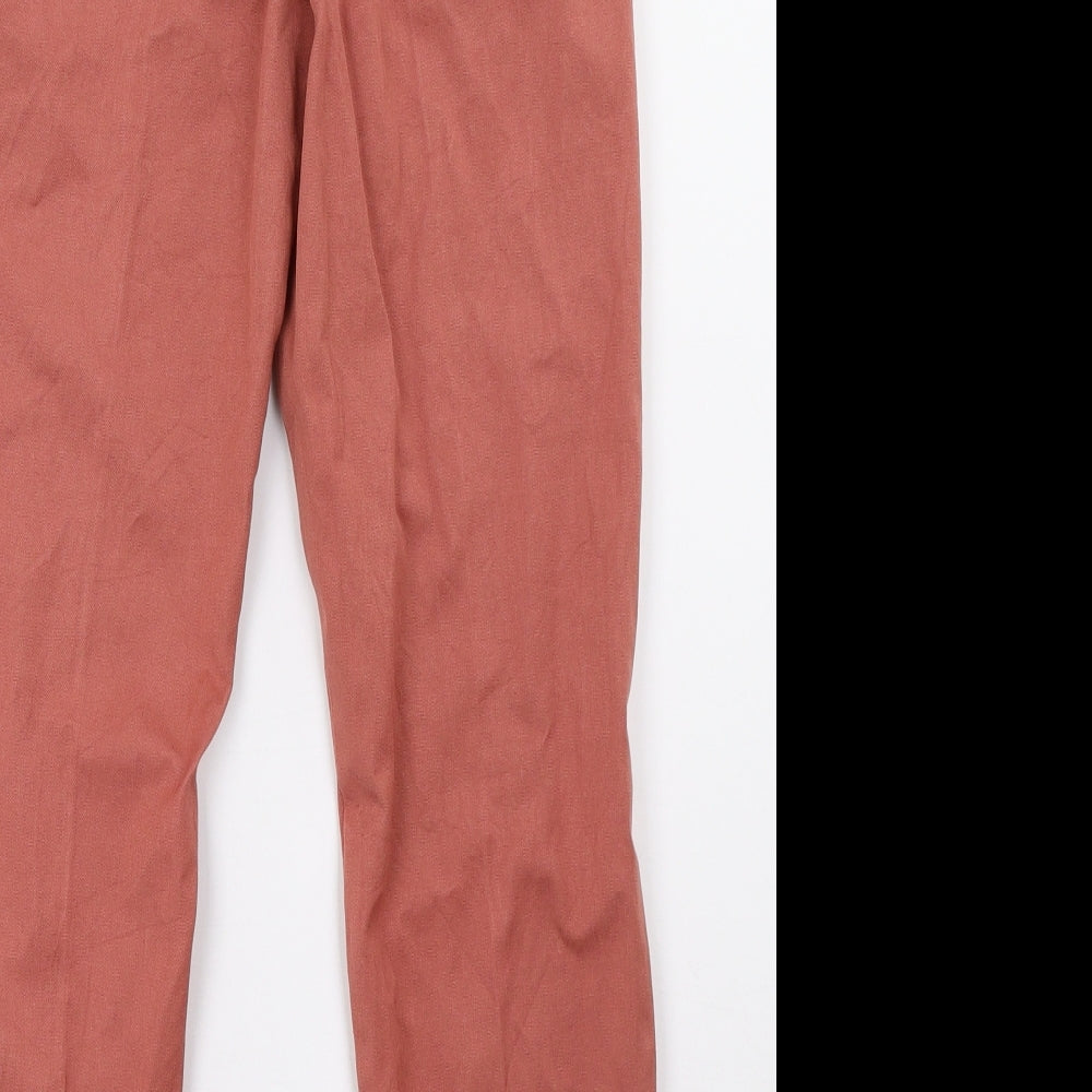 Marks and Spencer Womens Pink Trousers Size 8 L26 in