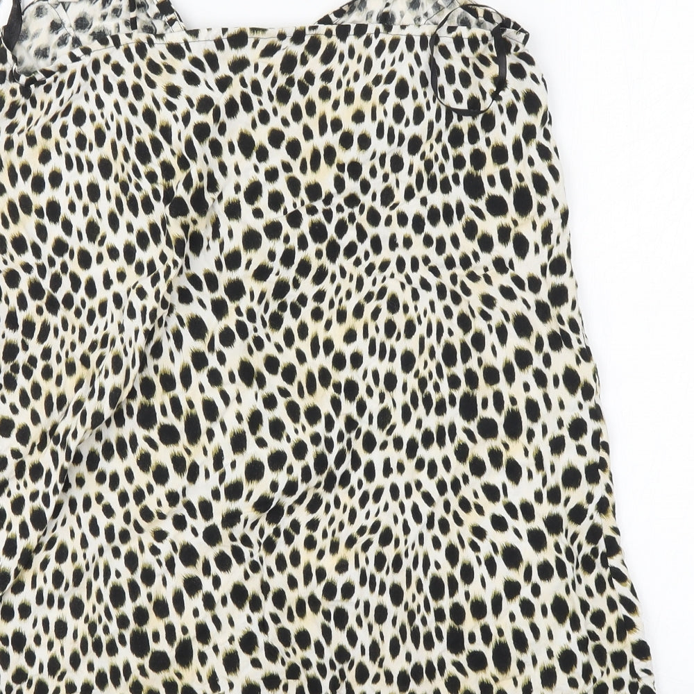Motel Womens Multicoloured Animal Print Basic Tank Size XS