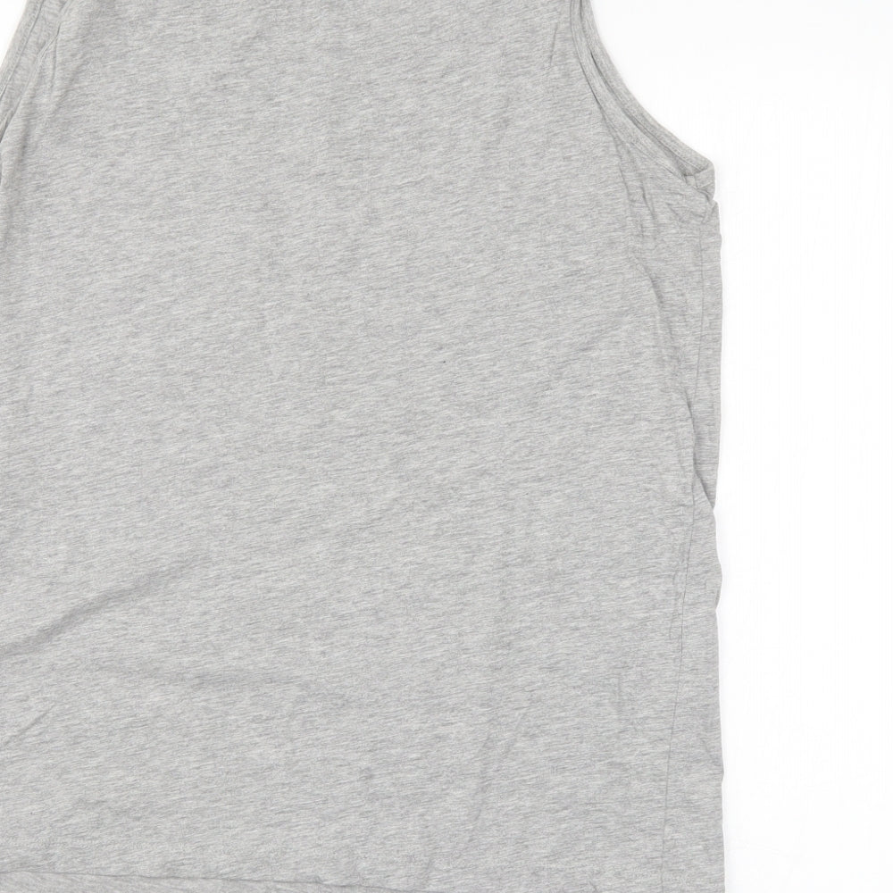 my basic Womens Grey Basic Tank Size L