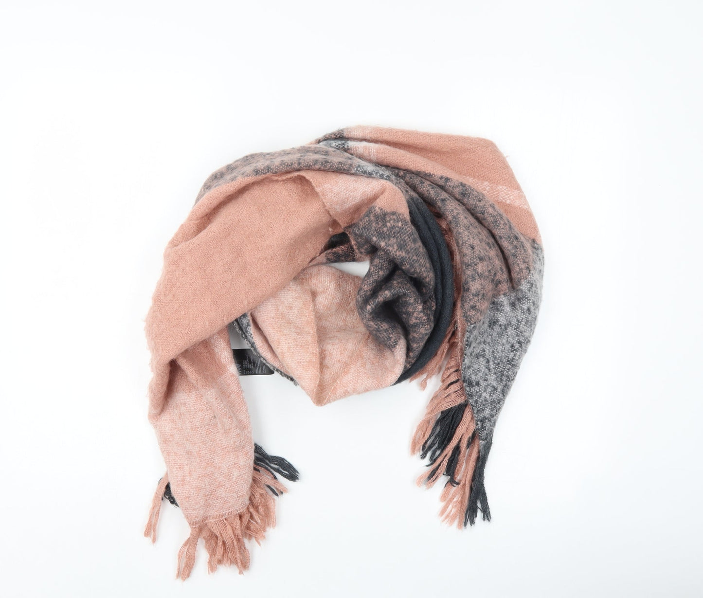 H&M Womens Multicoloured Check Scarf