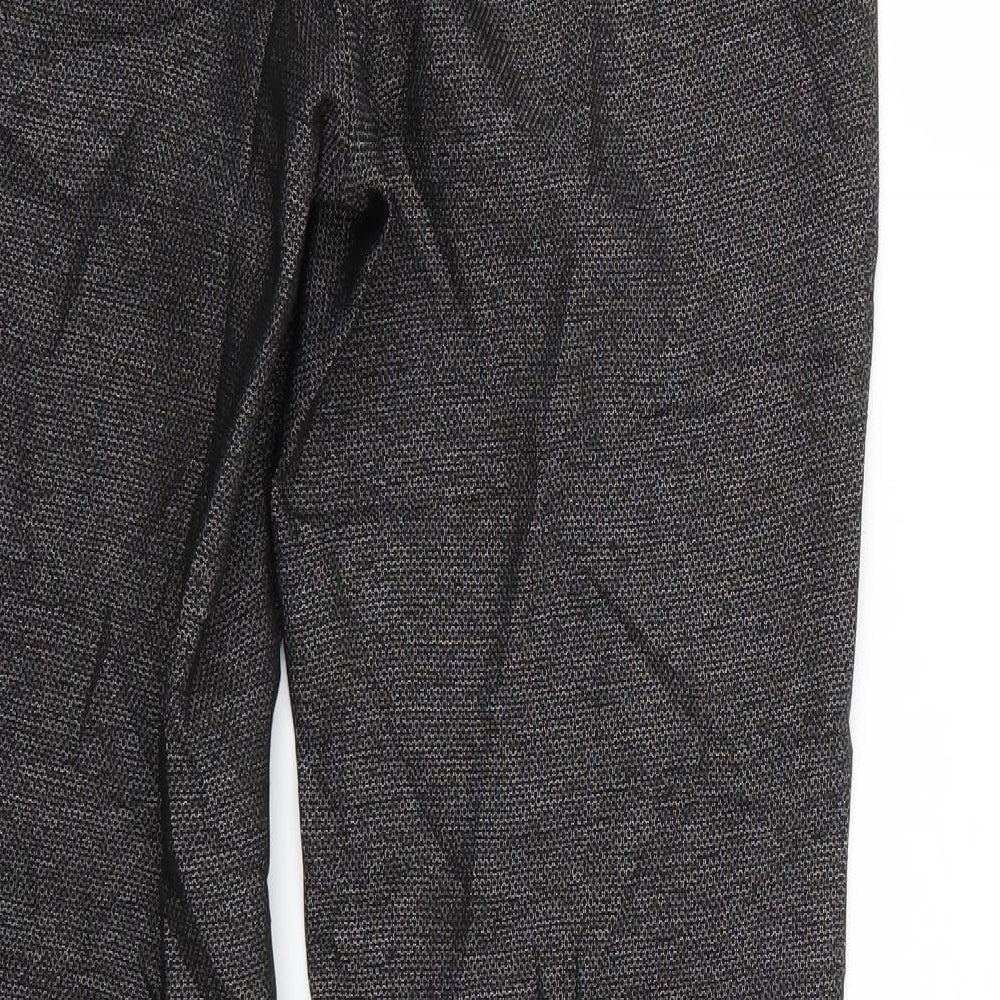 Next Womens Grey Trousers Size 8 L29 in