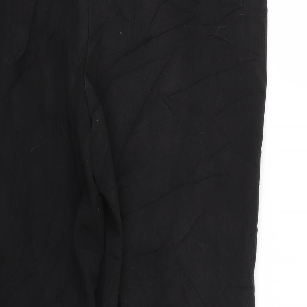 BHS Womens Black Trousers Size 10 L28 in