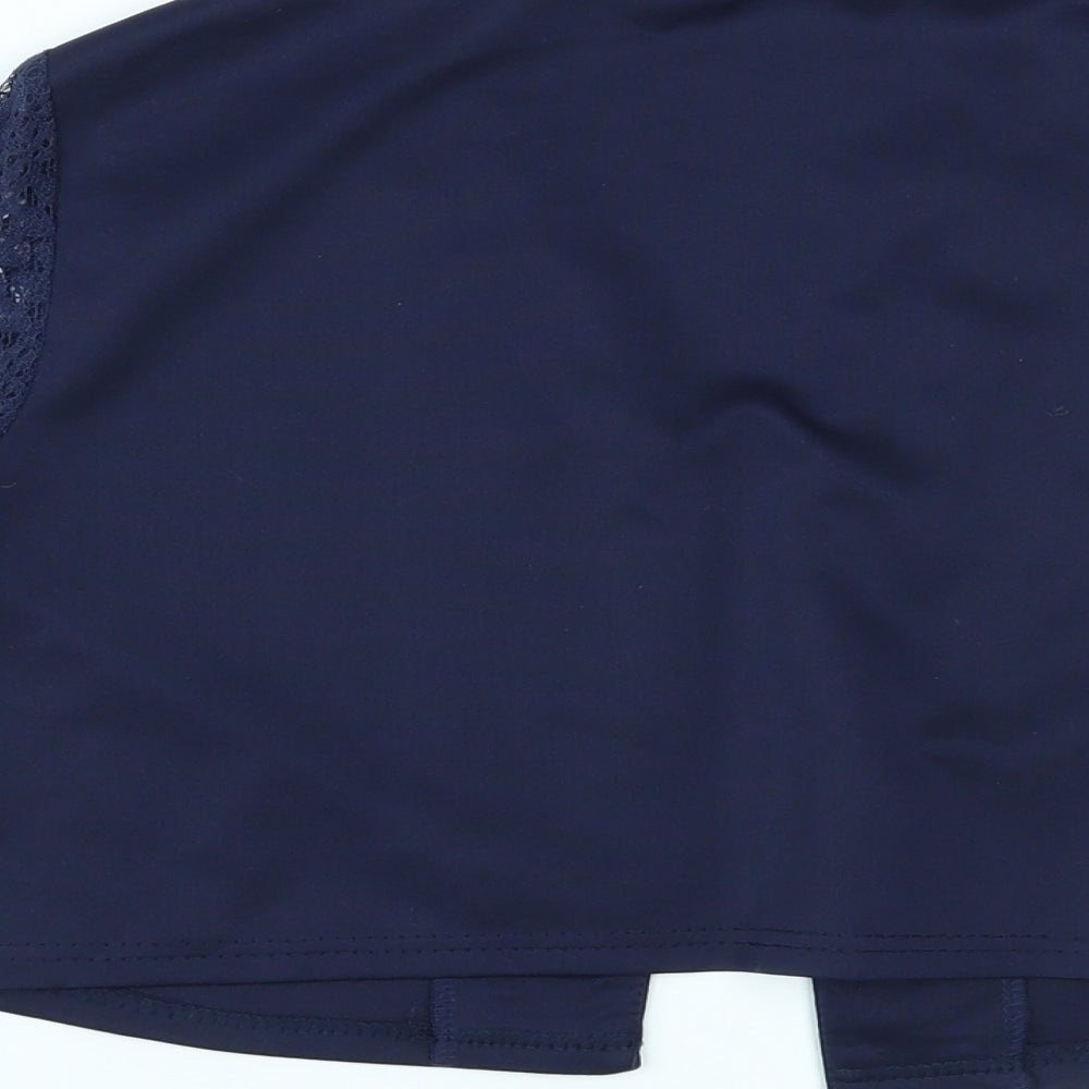 Measeor Womens Blue Cardigan Jumper Size M