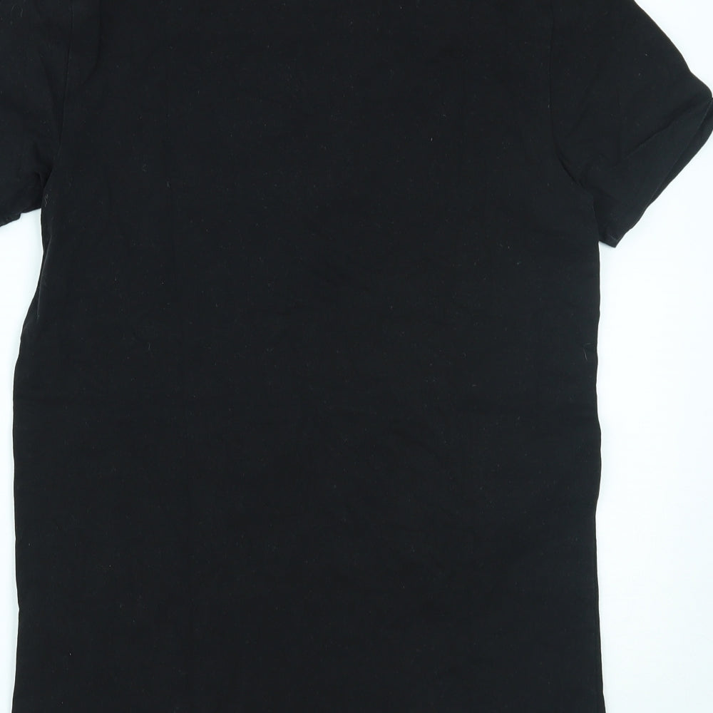 ASOS Womens Black Basic T-Shirt Size S