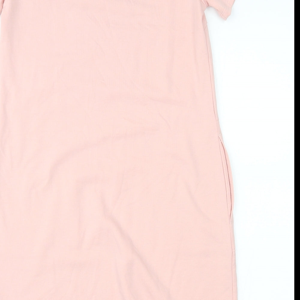 32 cool Womens Pink T-Shirt Dress Size S