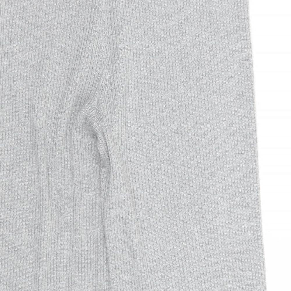 Fashion Union Womens Grey Trousers Size 10 L26 in