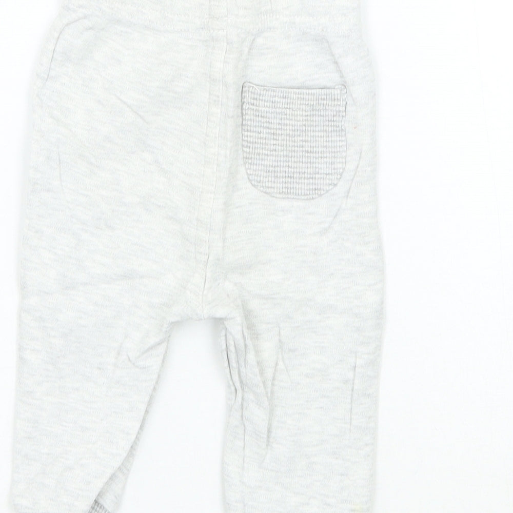 George Girls Grey Sweatpants Trousers Size 3-6 Months