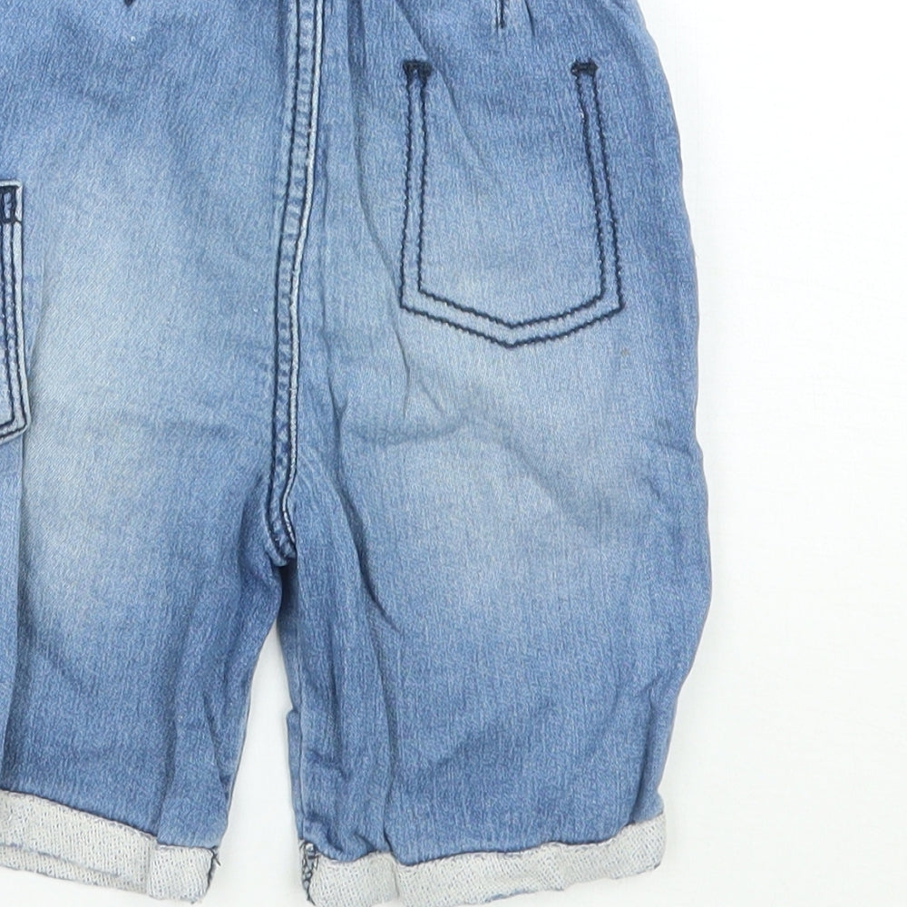 Nutmeg Boys Blue Cargo Jeans Size 9-12 Months