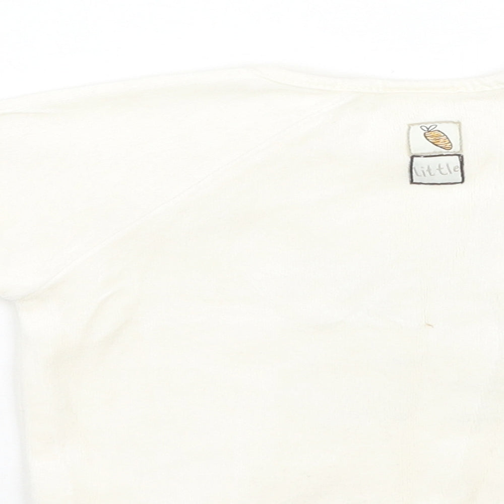 Little bundle Baby Ivory Pullover Jumper Size 9-12 Months